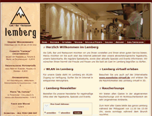 Tablet Screenshot of lemberg-mannheim.de